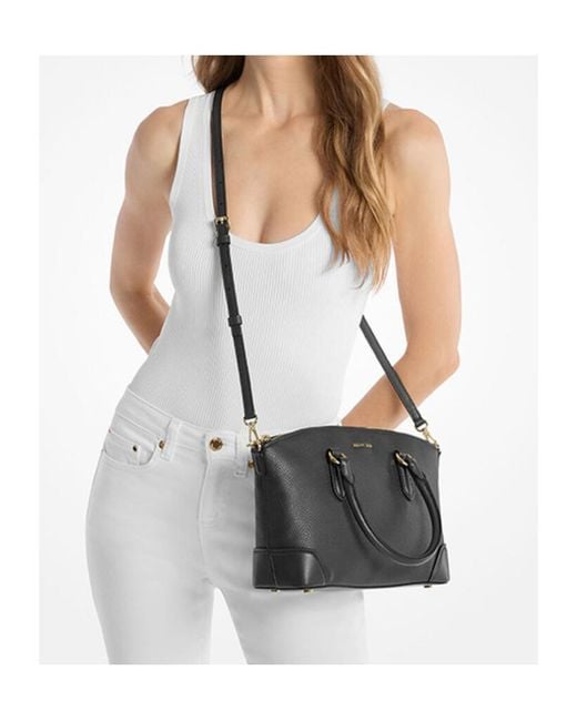 MICHAEL Michael Kors Black Murphy Medium Convertible Satchel