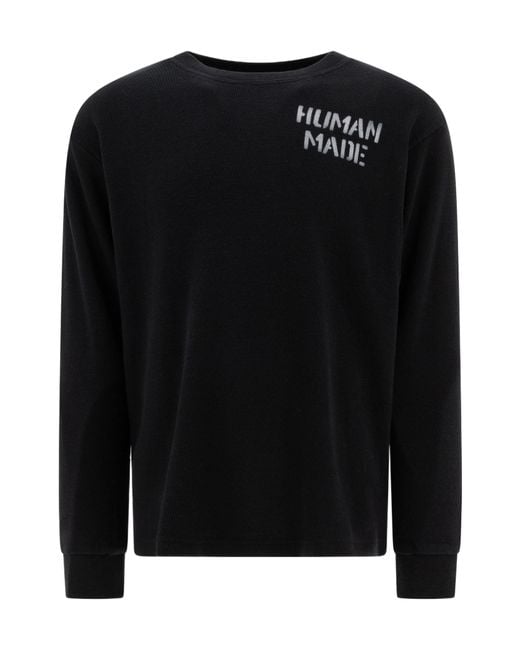 Human Made Black Long-Sleeved T-Shirt for men