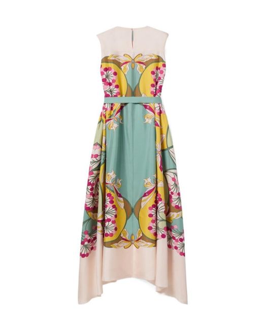LaDoubleJ White La Doublej Sancarlo Printed Maxi Dress