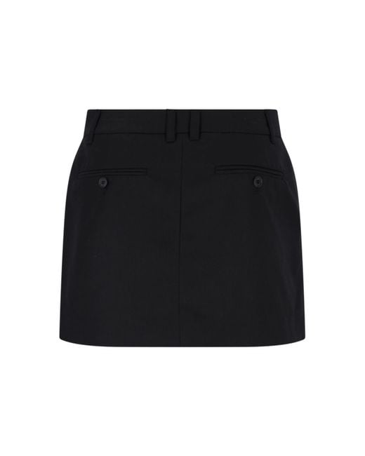 DUNST Black Micro Miniskirt