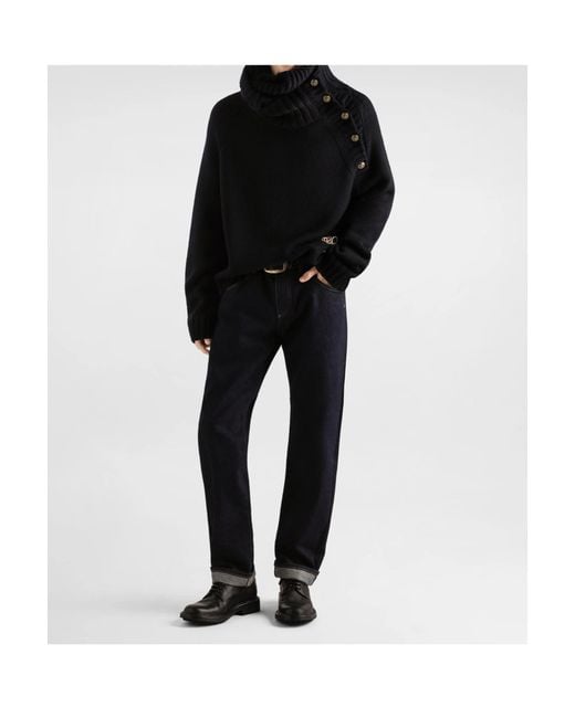 Dolce & Gabbana Blue Denim Trousers for men