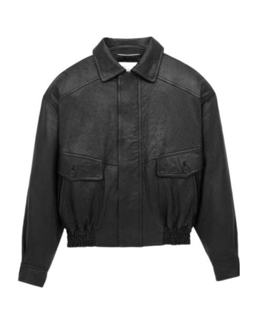 Saint Laurent Black Bomber Jacket for men