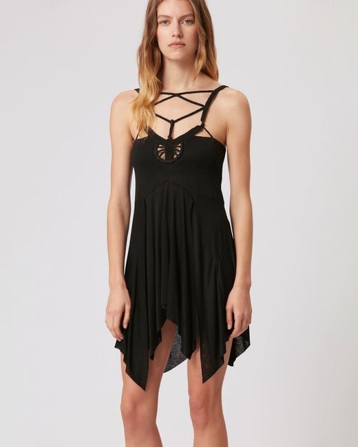Isabel Marant Black Diana Sleeveless Dress
