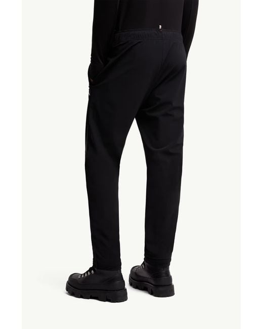 Moncler Black Grenoble Drawstring Tapered Pants for men