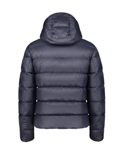 Fay Blue Hooded Padded Jacket for men
