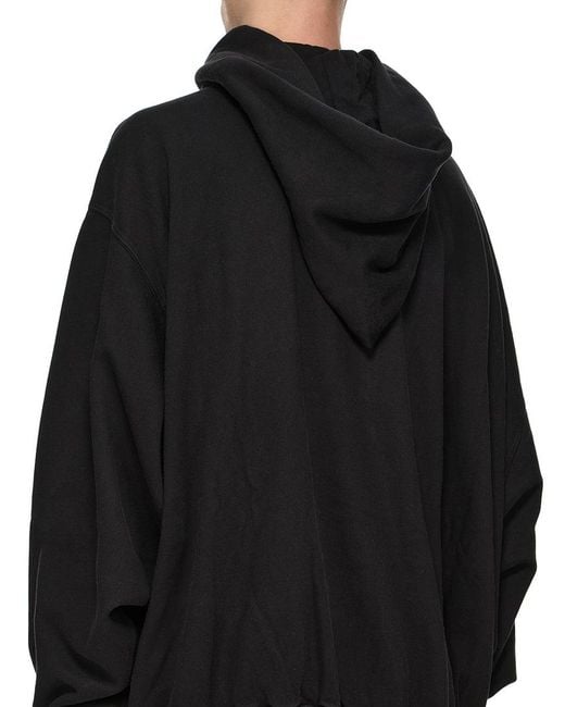 Rick Owens Black Mountain Hun Hoodie for men