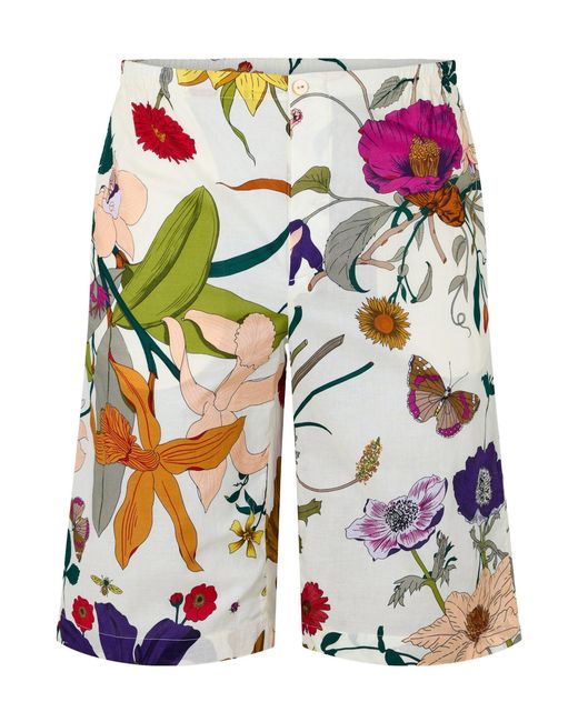 Gucci Multicolor Loose-Fit Shorts for men