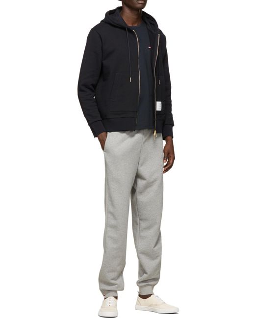 Thom Browne Blue Rwb Stripe Zipped Hoodie for men