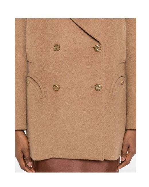 Blazé Milano Brown Double-Breasted Blazer