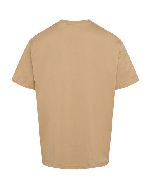 Burberry Natural Logo-Print Detail T-Shirt for men