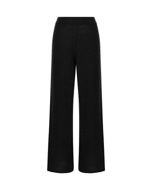 Fabiana Filippi Black Sequin Embellished Trousers
