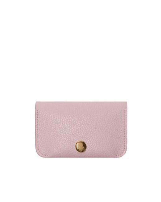 Burberry Pink Leather Coin Case