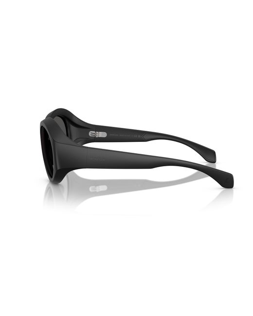 Moncler Black Eyewear Round Frame Sunglasses for men