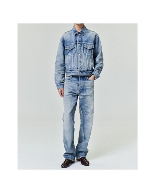 Fear Of God Blue Japanese Selvedge Classic Trucker Jacket for men