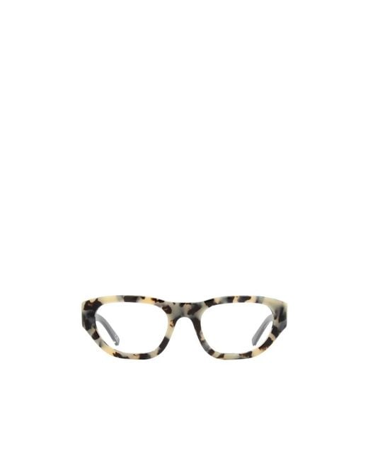 Marni White Logo Flat Mirror