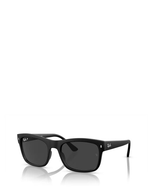 Ray-Ban Black Rectangular Sunglasses for men