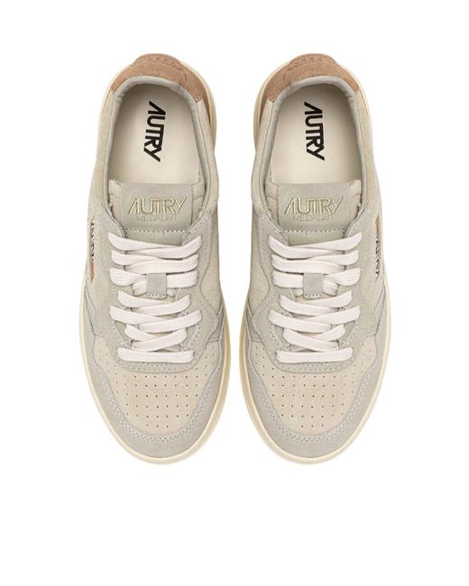 Autry Natural Flat-Soled Sneakers for men