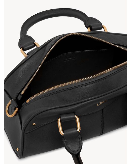 Chloé Black Chloé Small Bowling Top Handle Bag