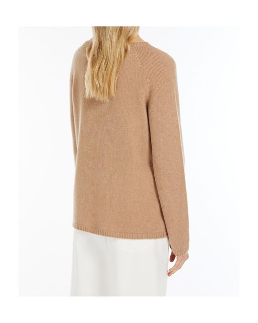 Max Mara Natural 'S Crewneck Long-Sleeved Jumper
