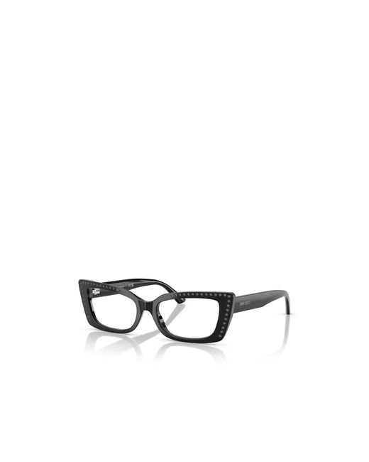 Jimmy Choo White Geometrically Framed Flat Mirror