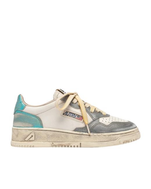 Autry Multicolor Medalist Low Super Vintage Sneakers