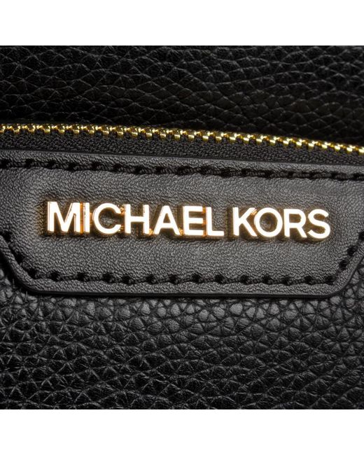 Michael Kors Black Medium Jaycee Zipper Pocket Backpack