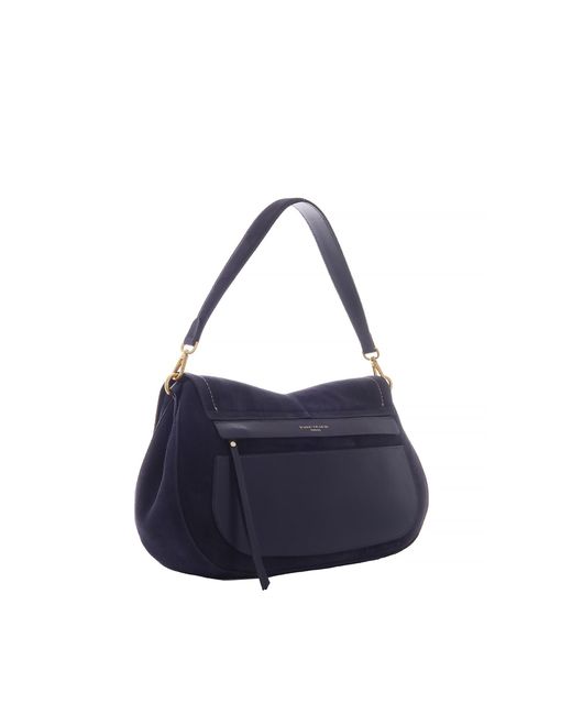 Gianni Chiarini Blue Helena Large Shoulder Bag