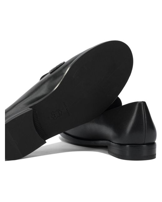 Tory Burch Black Round-Toe Loafers