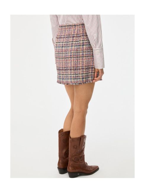 iBlues Red A-Line Skirt