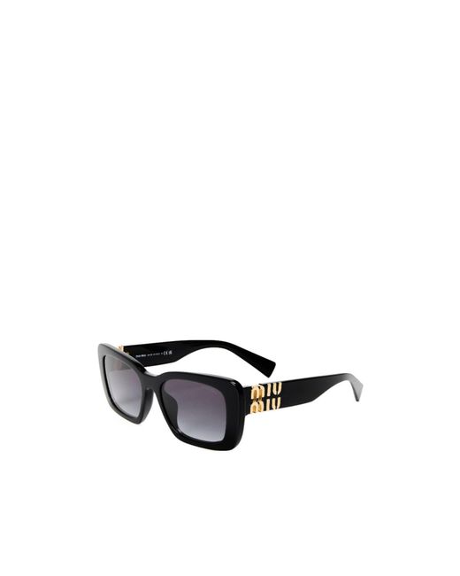 Miu Miu White Rectangular Sunglasses