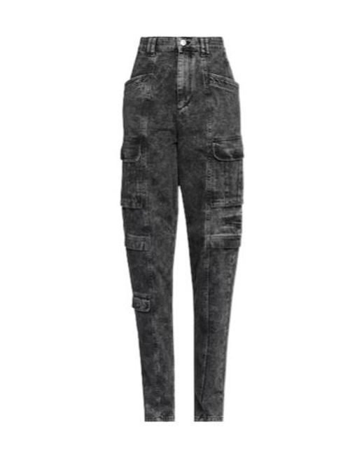 Isabel Marant Gray Denim Trousers