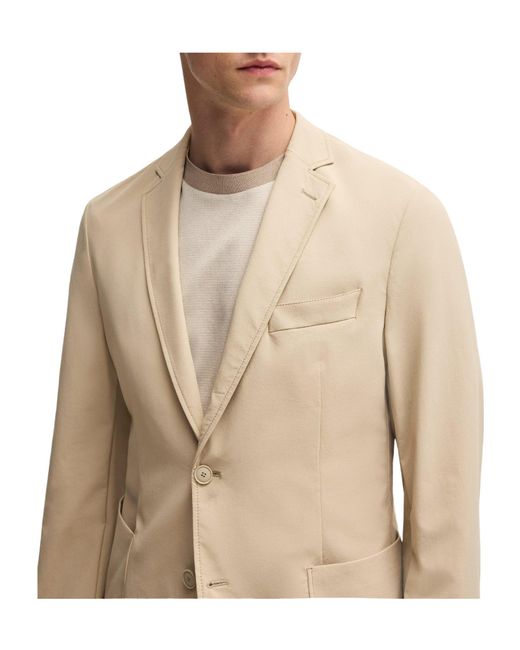 Boss Natural Single-Breasted Blazer for men