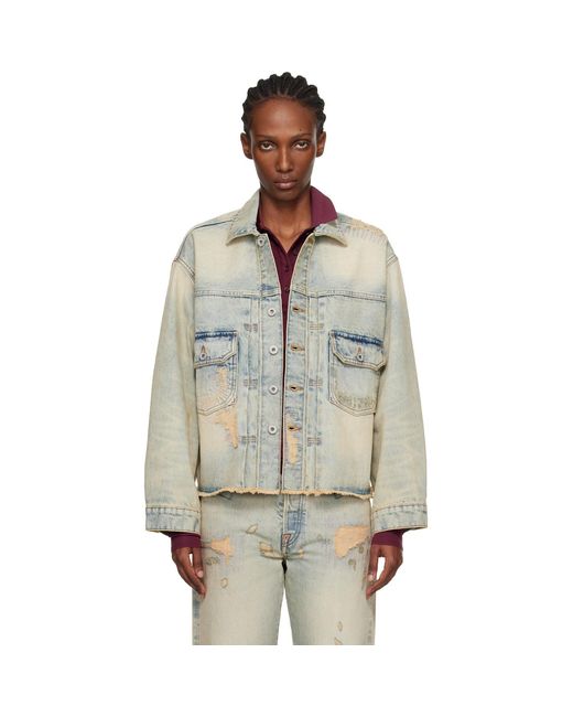 KENZO Gray Trucker Jacket