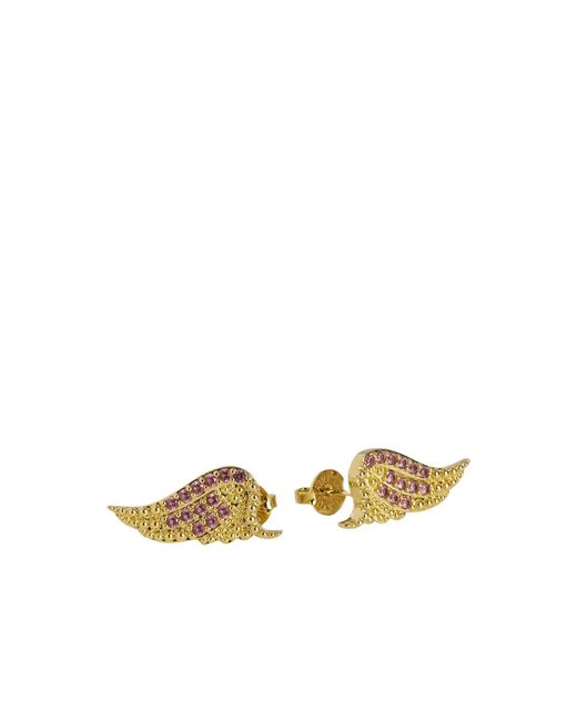 Zadig & Voltaire Metallic Rock Embellished Earrings