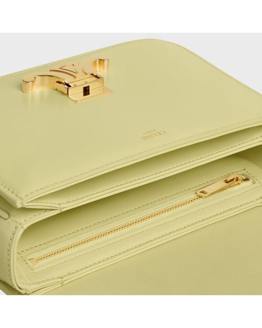 Céline Yellow Teen Triomphe Bag
