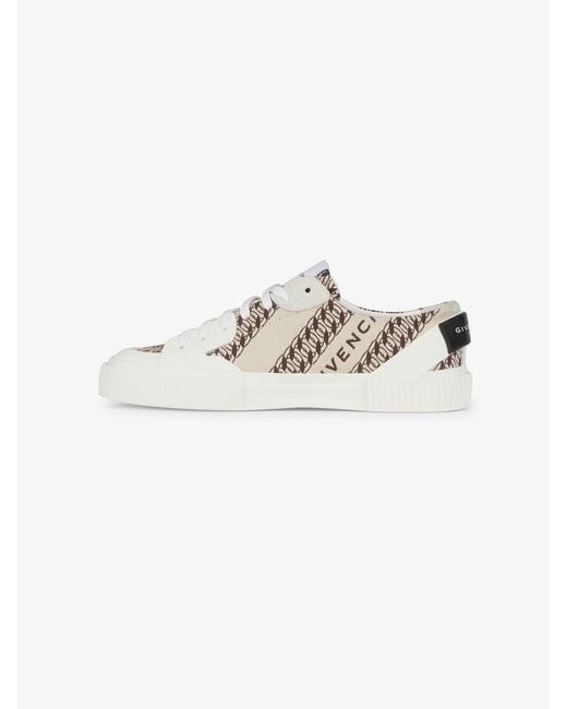 Givenchy Natural Chain Logo Sneakers