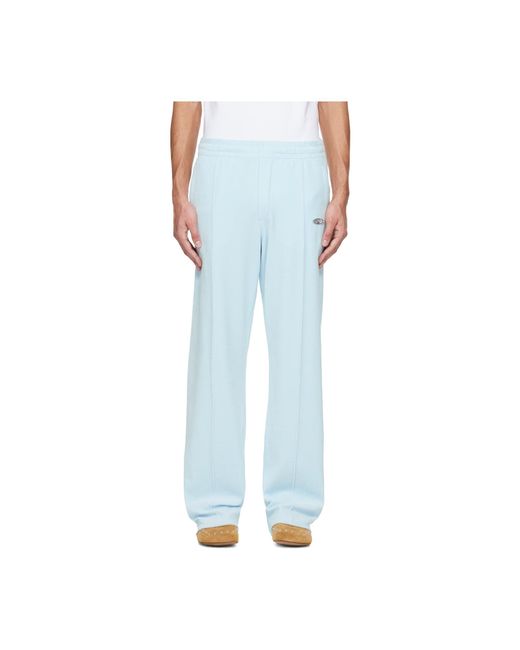 Casablanca Blue Logo-Plaque Track Pants for men