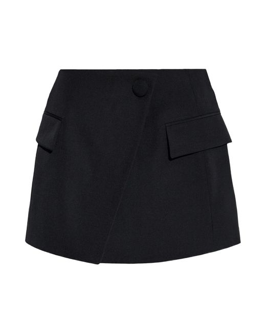 Balmain Black Tailored Mini Skirt