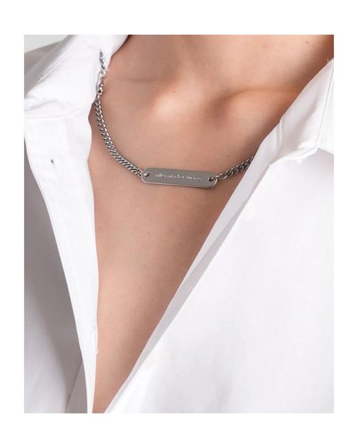 Alexander Wang White Long-Sleeved Oversized Shirt