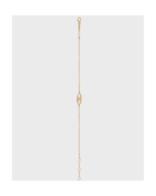Céline White Maillon Triomphe Bracelet