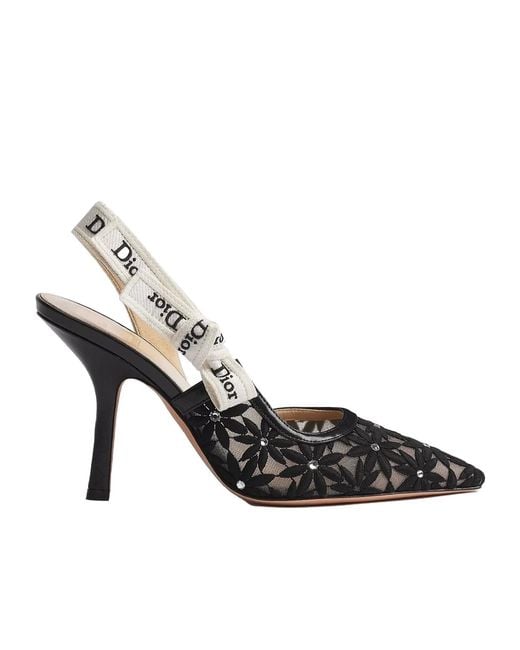Dior Metallic J'A Slingback Pump