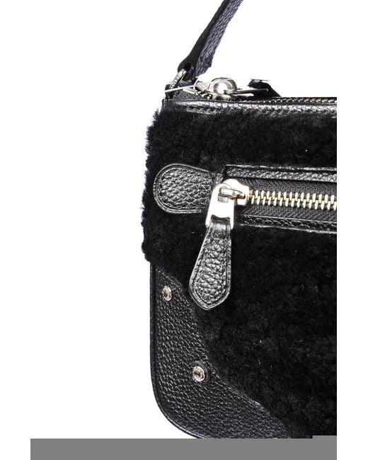 COACH Black Logo Cross-Body Bag