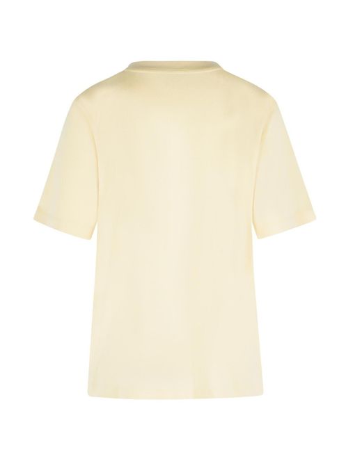 Khaite Natural Allen Round-Neck Top