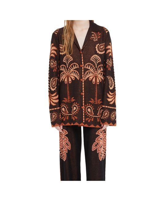 Alanui Brown Wild Wonder Shirt