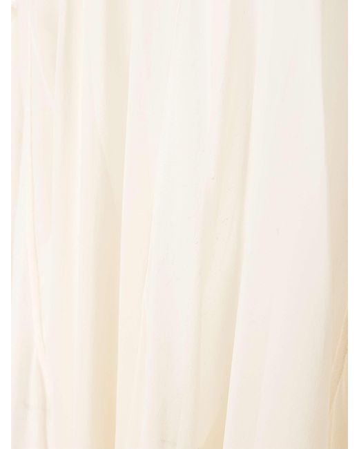 Rick Owens White Crepe De Chine Top