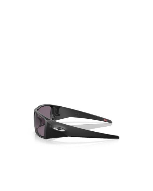 Oakley White Heliostat Rectangle-Frame Sunglasses for men