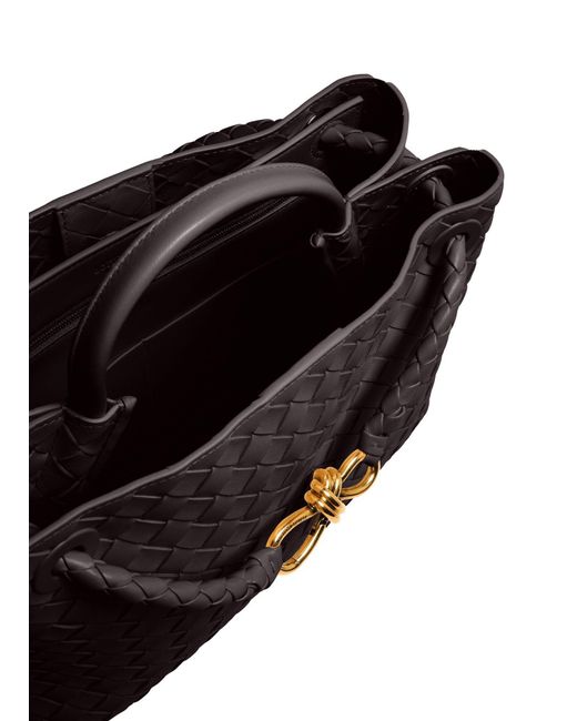 Bottega Veneta Black Andiamo Bag