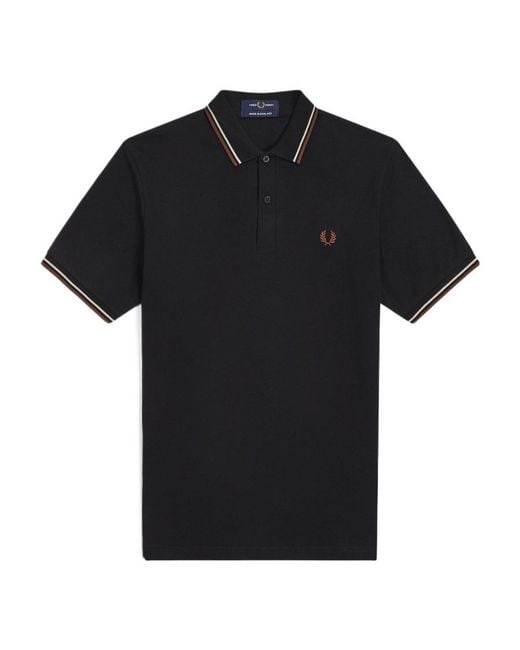 Fred Perry Black Polo Shirt for men