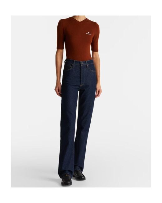 Agolde Blue High-Waisted Jeans