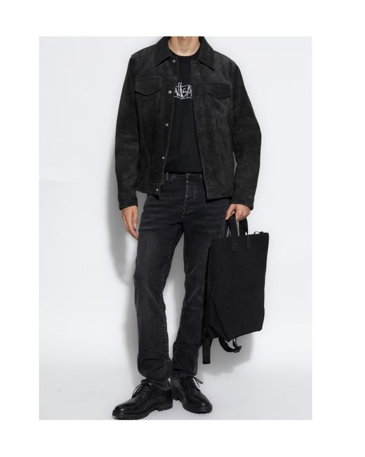 AllSaints Blue Sid Skinny Fit Jeans for men